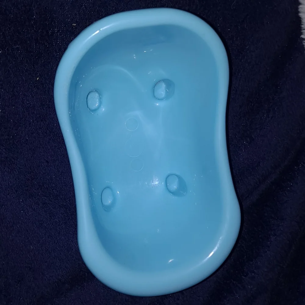 Blue hamster sand tub